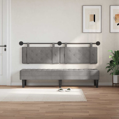 Hængende Hovedgavl Vægmonteret 190 X 55 X 7 Cm Fløjl - Billede 3