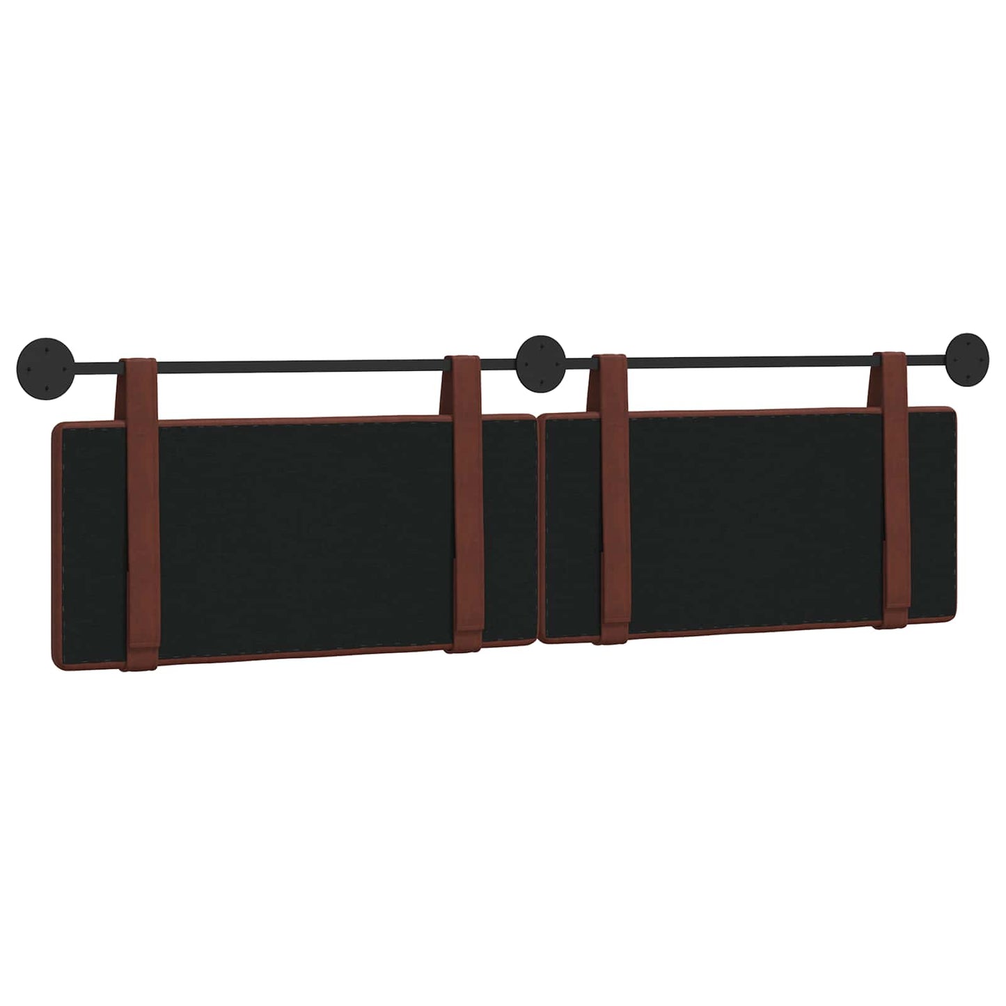 Hængende Hovedgavl Skinnende Brun 190 X 55 X 5 Cm Antik Pu - Billede 7