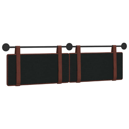 Hængende Hovedgavl Skinnende Brun 190 X 55 X 5 Cm Antik Pu - Billede 7