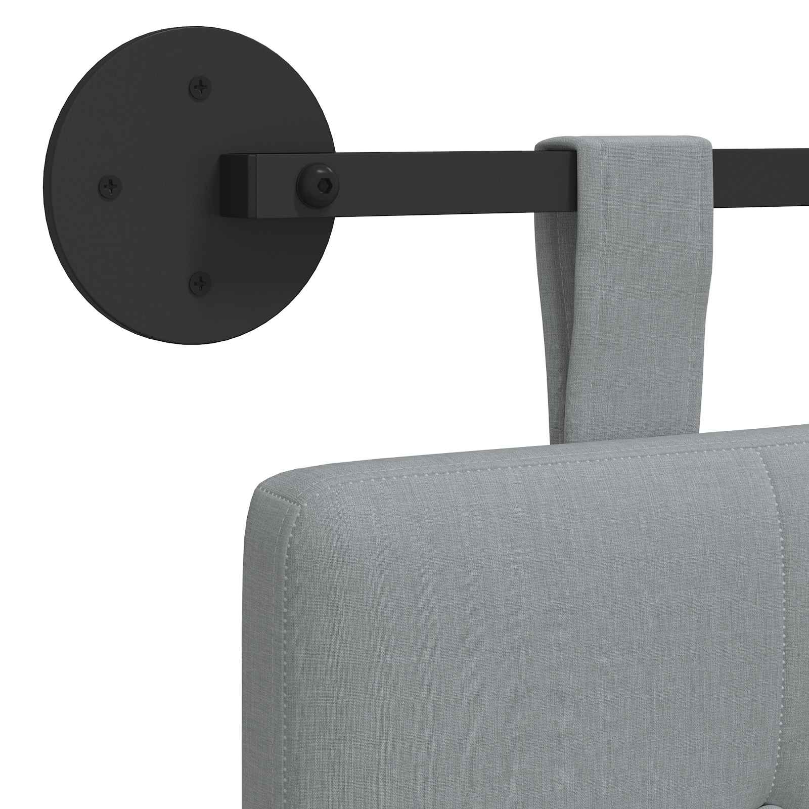 Hængende Hovedgavl Vægmonteret 100 X 55 X 5 Cm Stof - Billede 9