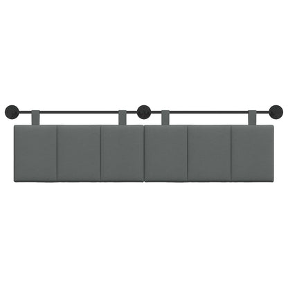Hængende Hovedgavl Vægmonteret Mørkegrå 170 X 55 X 5 Cm Stof - Billede 5