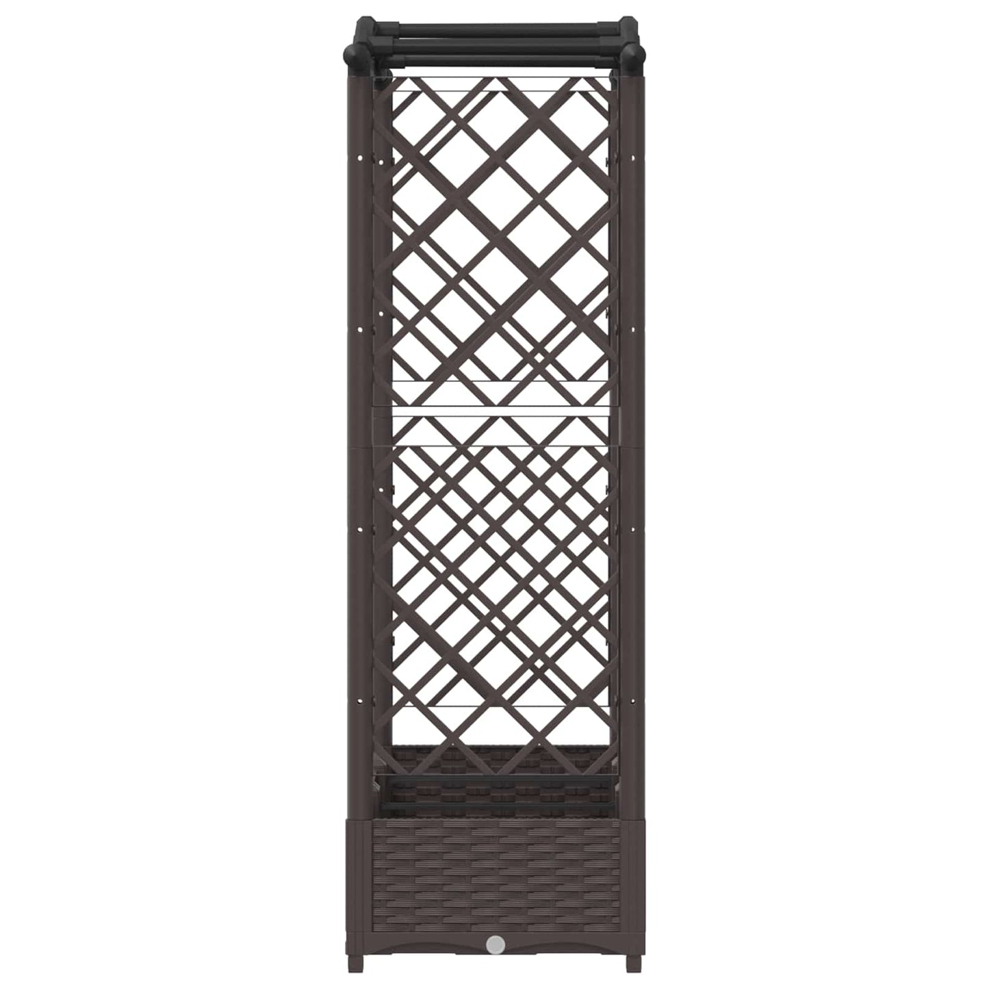 Hævet Bed Med Trellis Og Tag 169 X 40 X 123 Cm Pp - Billede 5