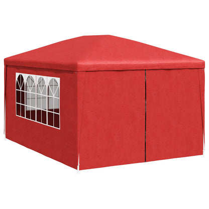 Partytelt Med Væg 400 X 300 X 255 Cm Polyethylen Og Stål - Billede 3
