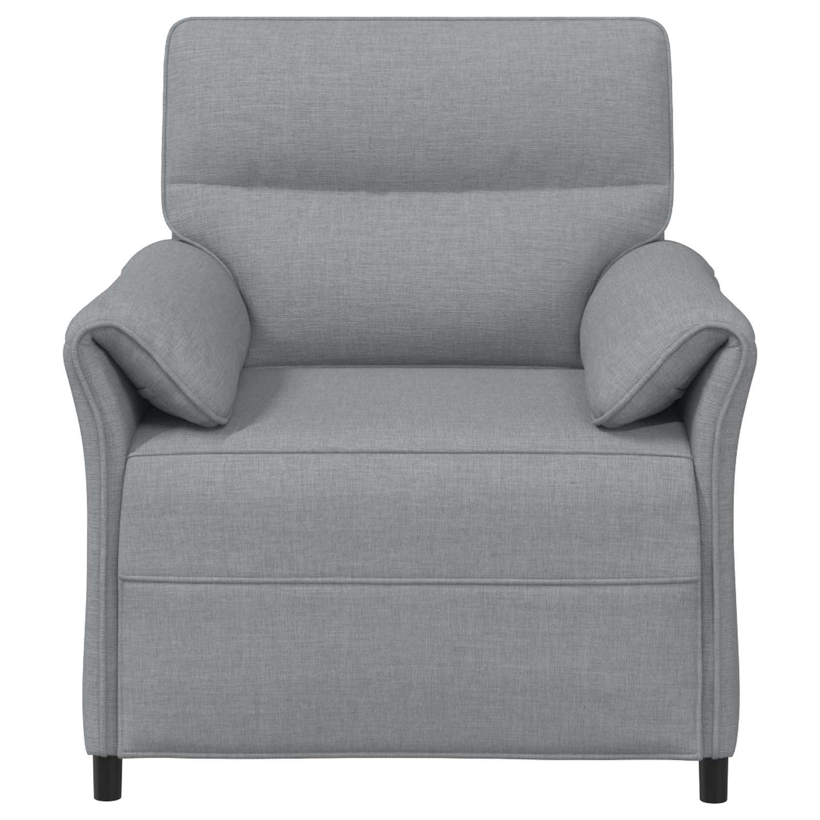 Sofa 100% Polyester Metalramme Mdf, Krydsfinér - Billede 3