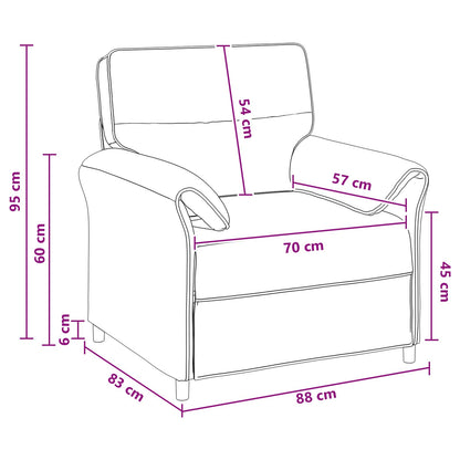Sofa 100% Polyester Metalramme Mdf, Krydsfinér - Billede 8