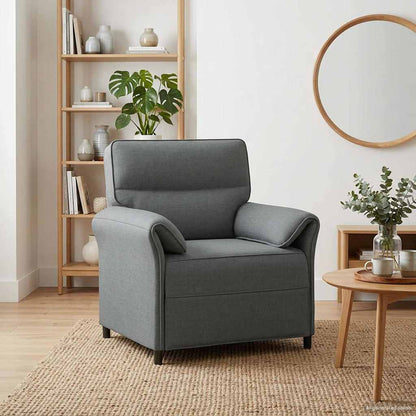 Sofa 100% Polyester Metalramme Mdf, Krydsfinér