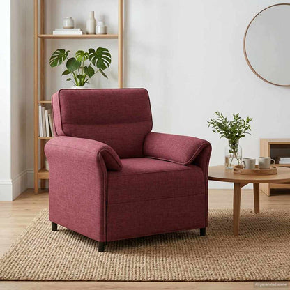 Sofa 100% Polyester Metalramme Mdf, Krydsfinér