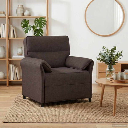 Sofa 100% Polyester Metalramme Mdf, Krydsfinér
