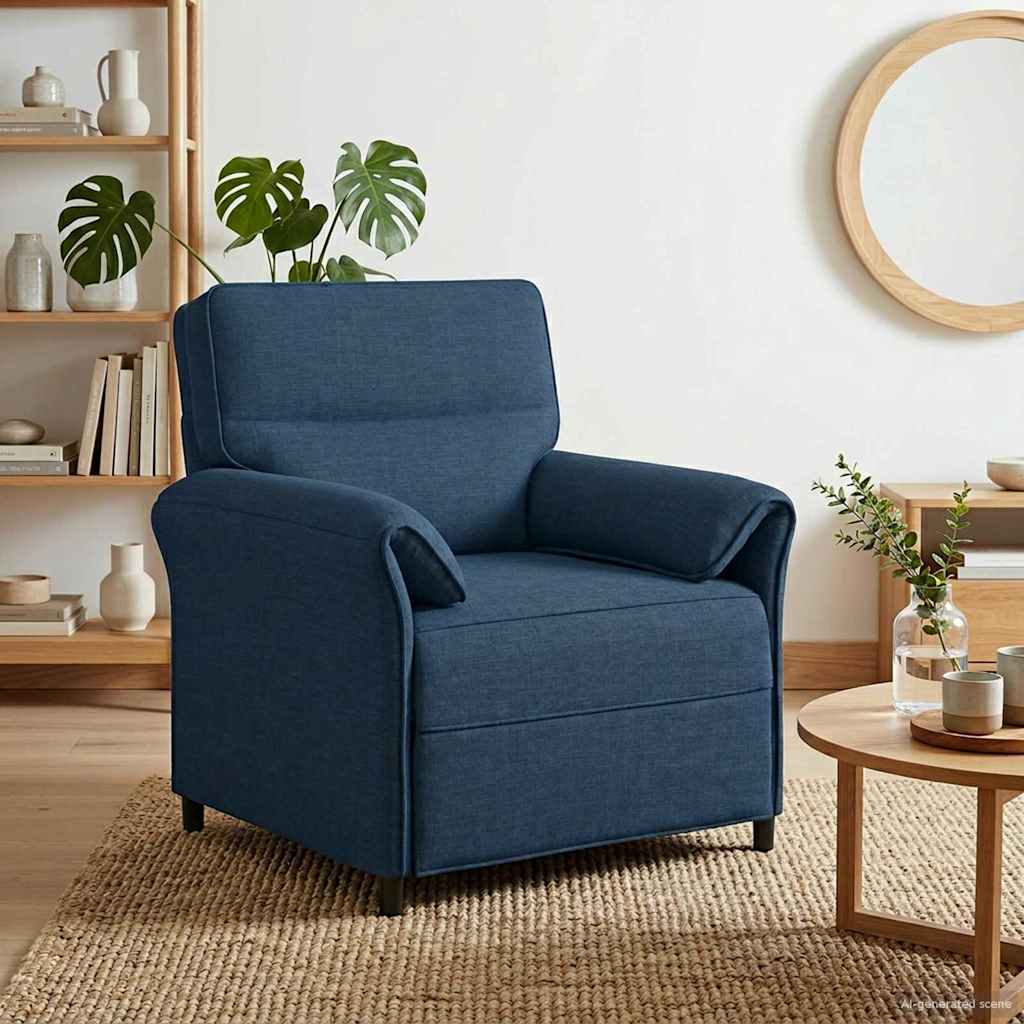 Sofa 100% Polyester Metalramme Mdf, Krydsfinér