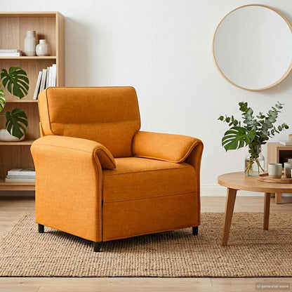 Sofa 100% Polyester Metalramme Mdf, Krydsfinér