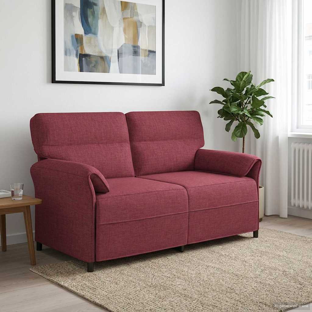 Sofa 100% Polyester Metalramme Mdf, Krydsfinér