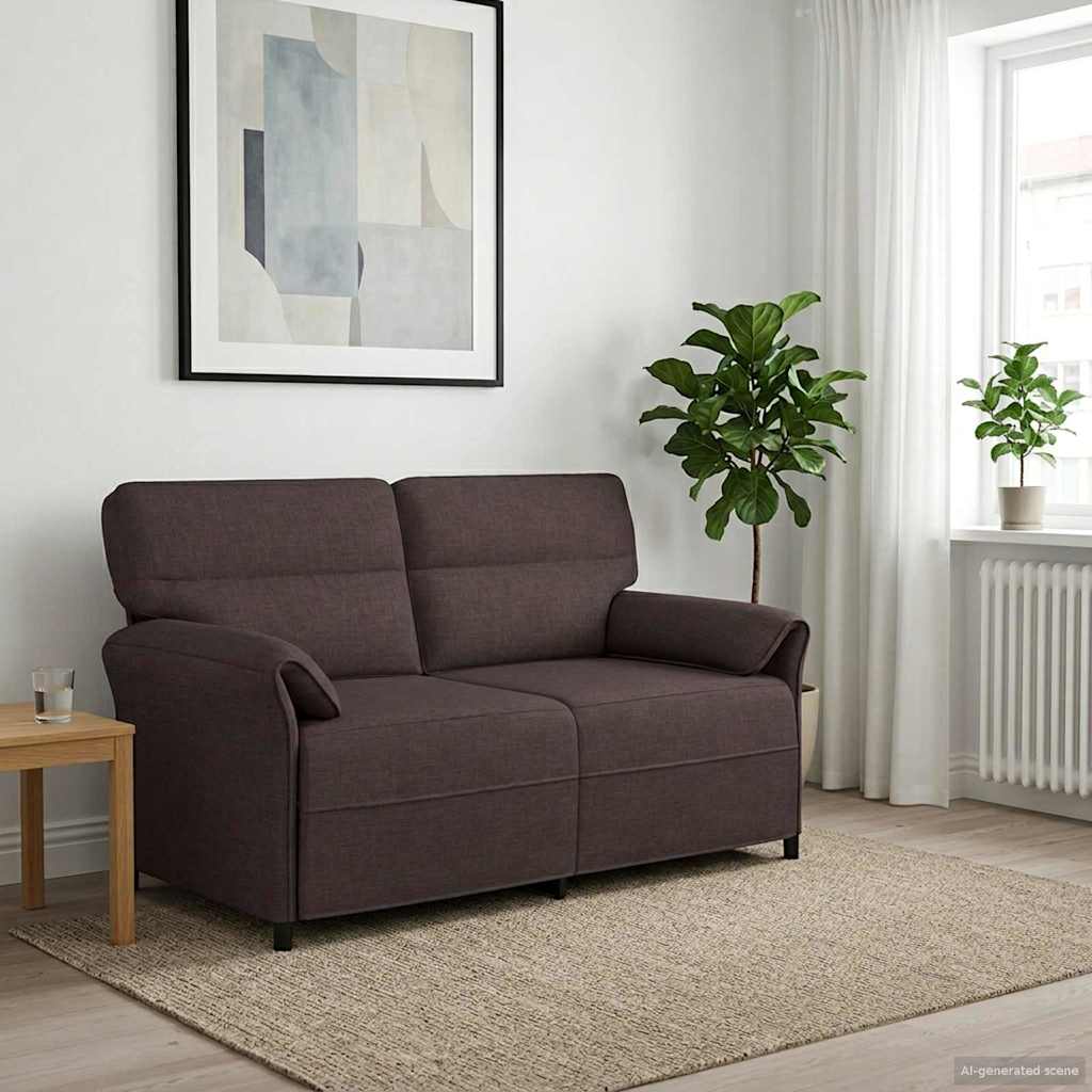 Sofa 100% Polyester Metalramme Mdf, Krydsfinér