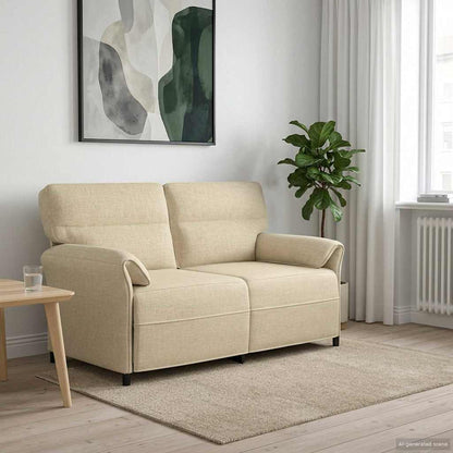 Sofa 100% Polyester Metalramme Mdf, Krydsfinér