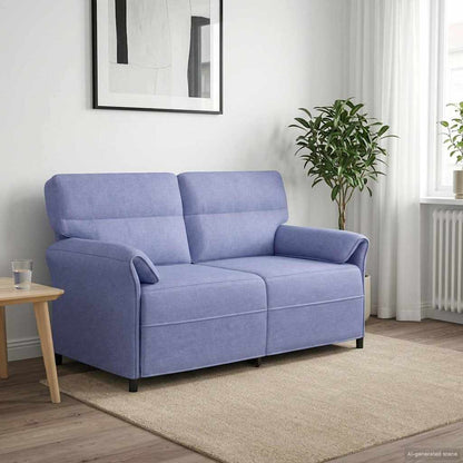 Sofa 100% Polyester Metalramme Mdf, Krydsfinér