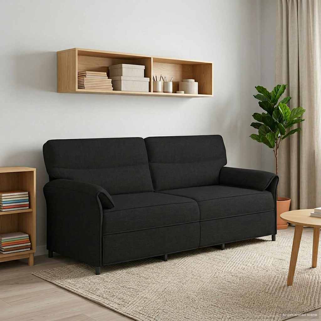 Sofa 100% Polyester Metalramme Mdf, Krydsfinér