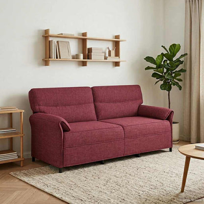 Sofa 100% Polyester Metalramme Mdf, Krydsfinér