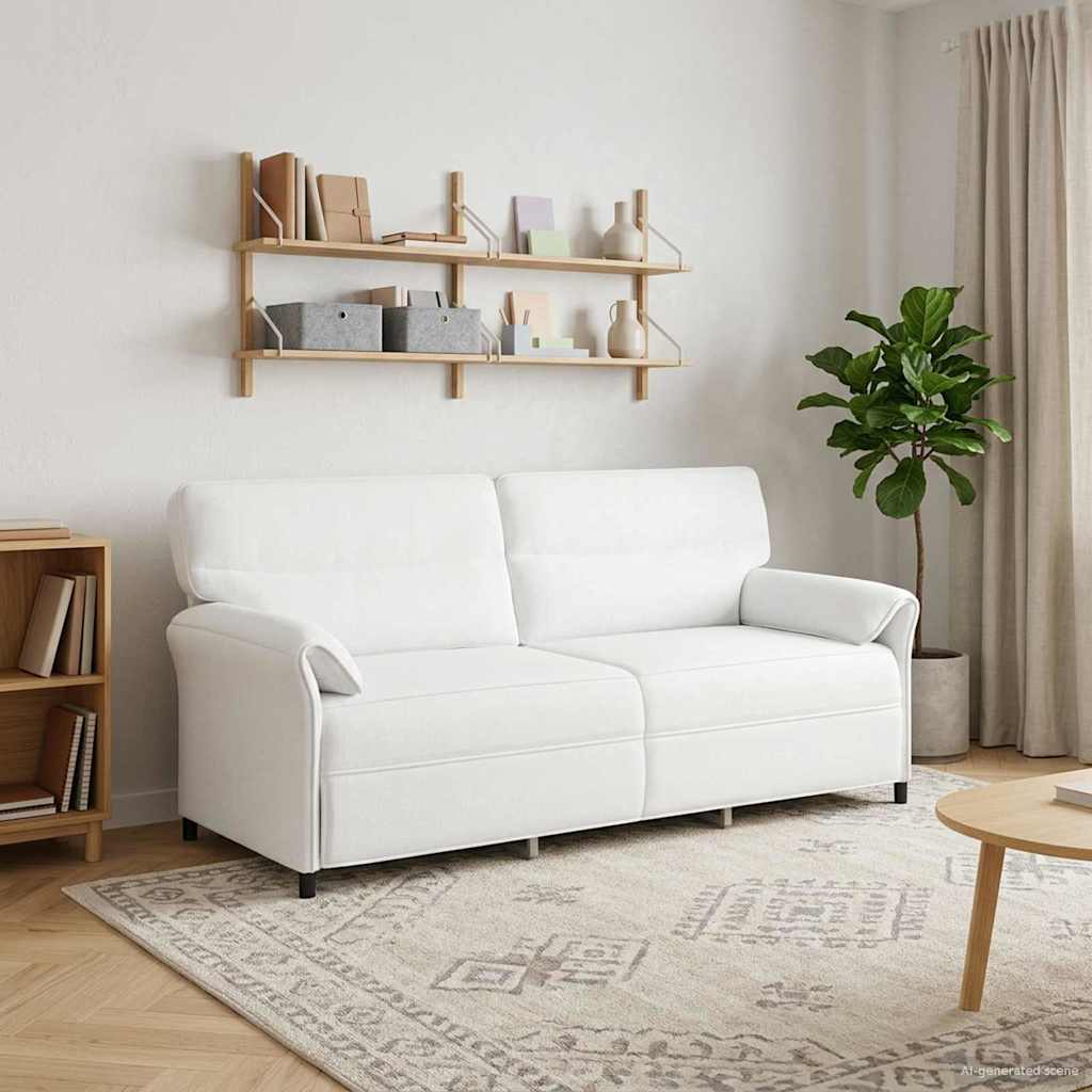 Sofa 100% Polyester Metalramme Mdf, Krydsfinér