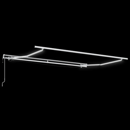 Markiseduge Lys Grå Og Hvid 350 X 250 Cm Polyester - Billede 5