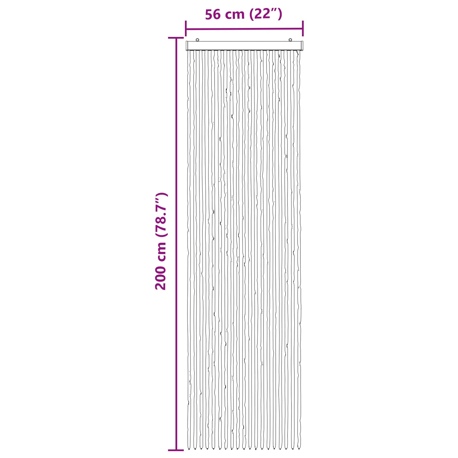 Insektgardin I Chenille 100% Pp - Billede 6