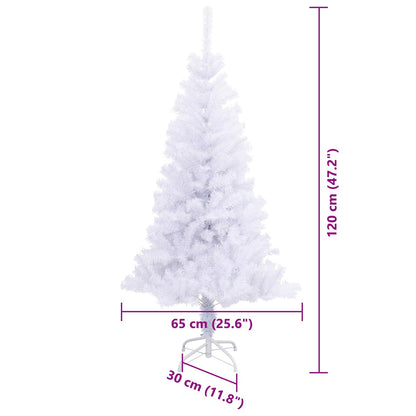 Kunstigt Juletræ Med 150 Led'er Pvc Og Stål - Billede 14