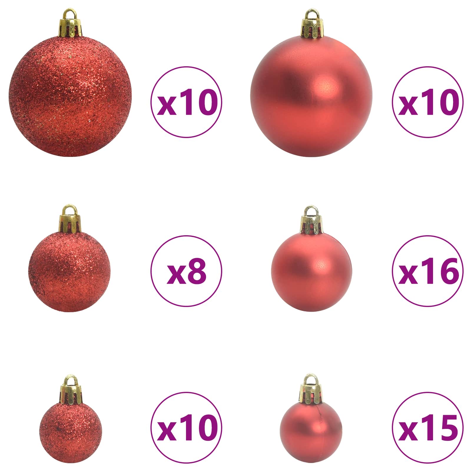 Kunstigt Juletræ Med 300 Led'er Pvc Og Stål - Billede 7