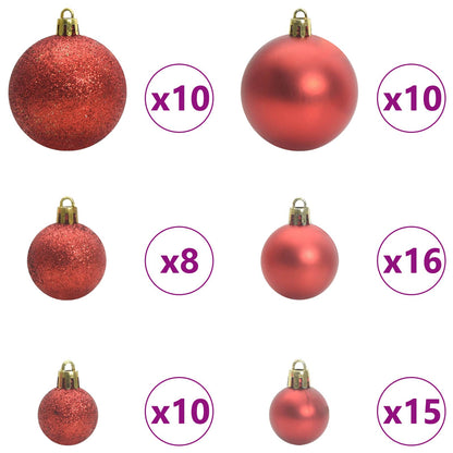Kunstigt Juletræ Med 300 Led'er Pvc Og Stål - Billede 7