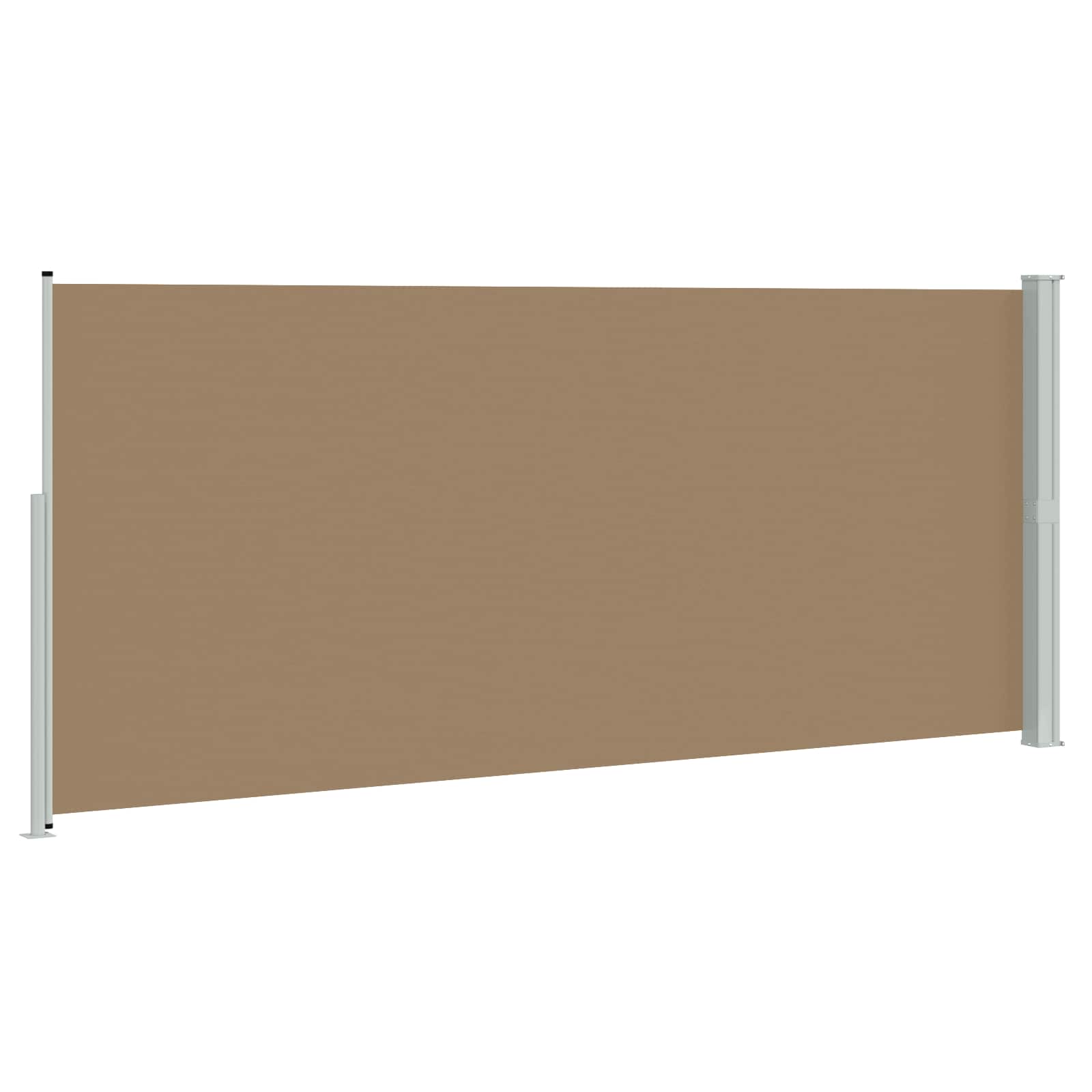 Udtrækkeligt Side-markise 200 X 500 Cm 100% Polyester Jern Stål - Billede 4