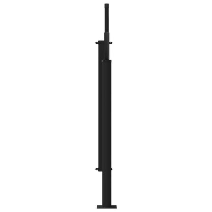Udtrækkeligt Side-markise Sandfarvet 500 X 100 Cm Polyester - Billede 3