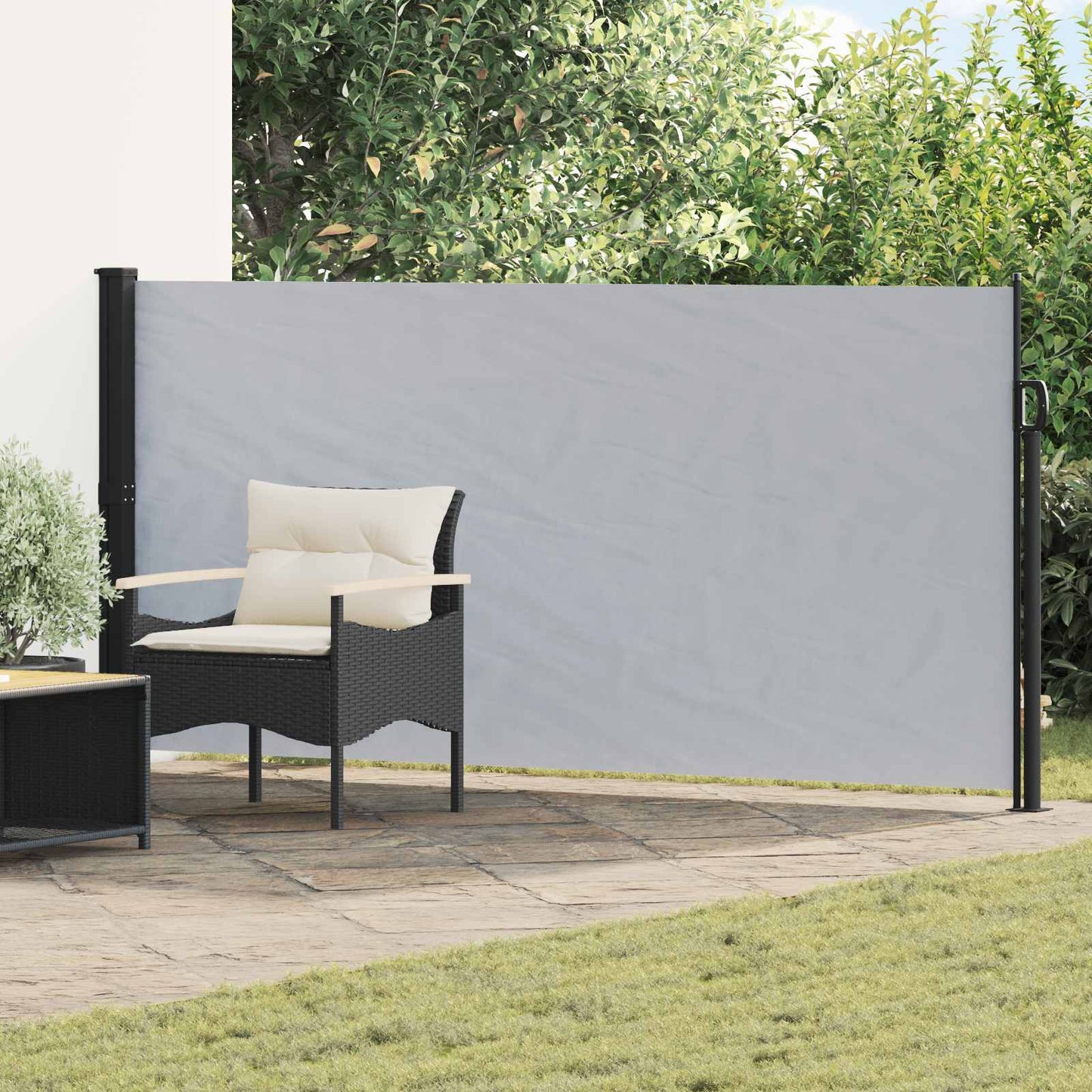 Udtrækkeligt Side-markise 500 X 140 Cm Polyester - Hovedbillede