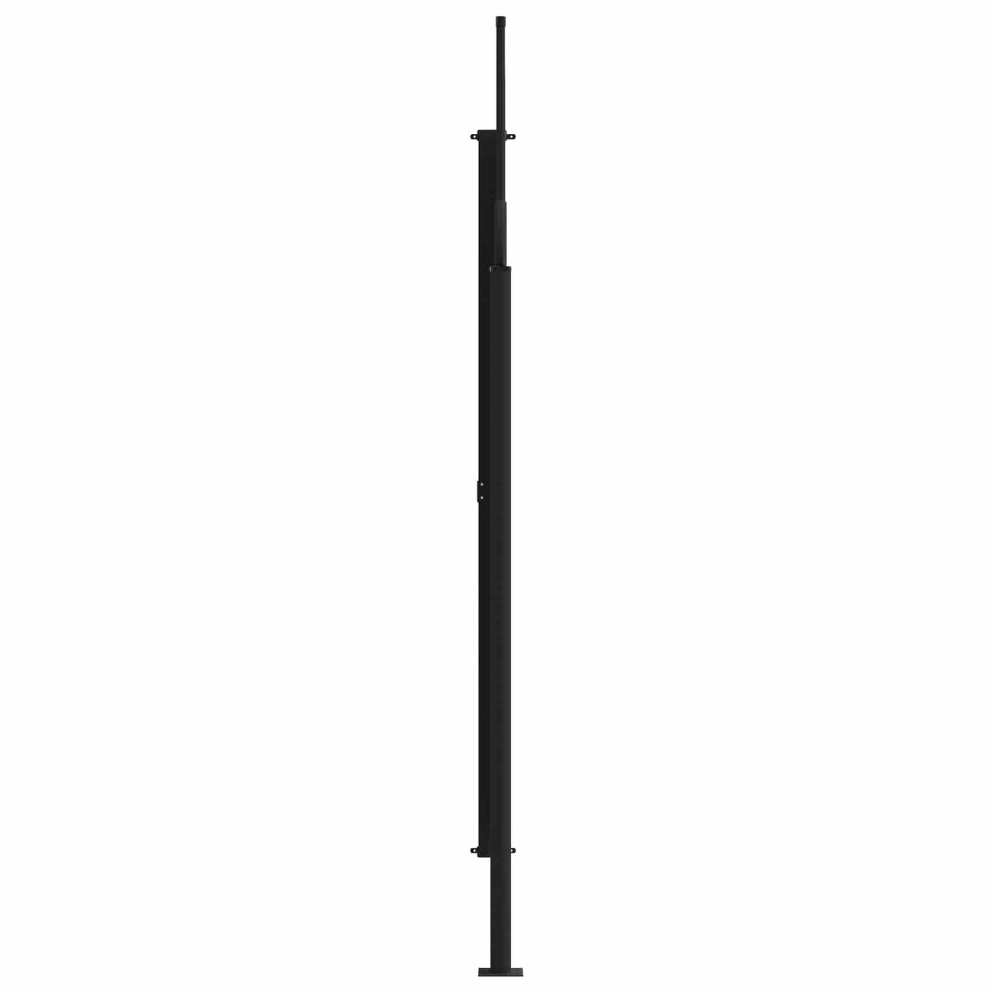 Udtrækkeligt Side-markise Sandfarvet 600 X 220 Cm Polyester - Billede 3