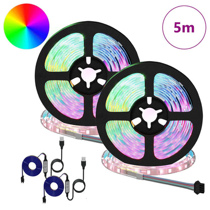 Led Strip 2 Dele Og Gennemsigtig 2500 Mm Kobber Og Plastik - Billede 2