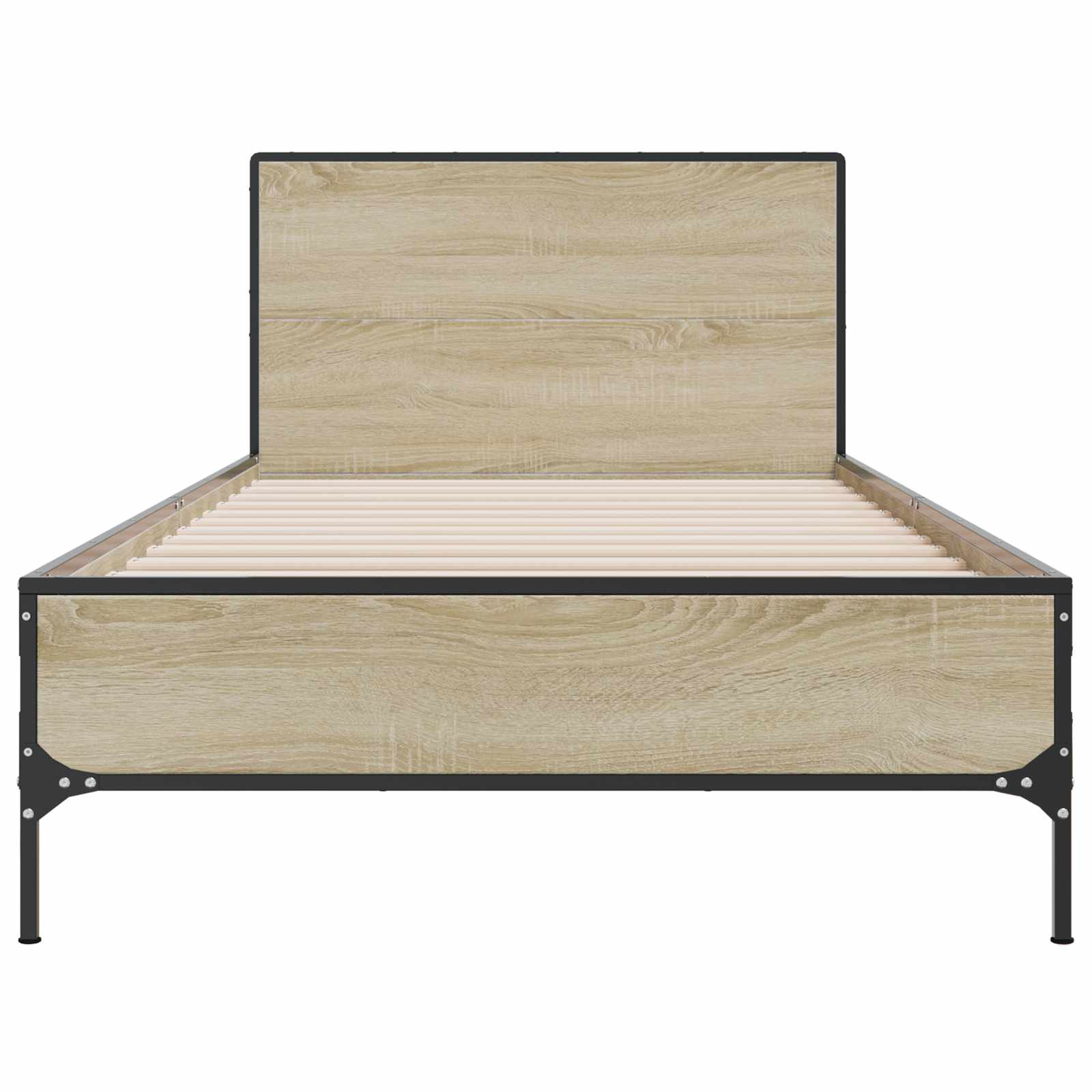Sengestel Med Hovedgærde 80 X 200 Cm Konstrueret Træ - Billede 4