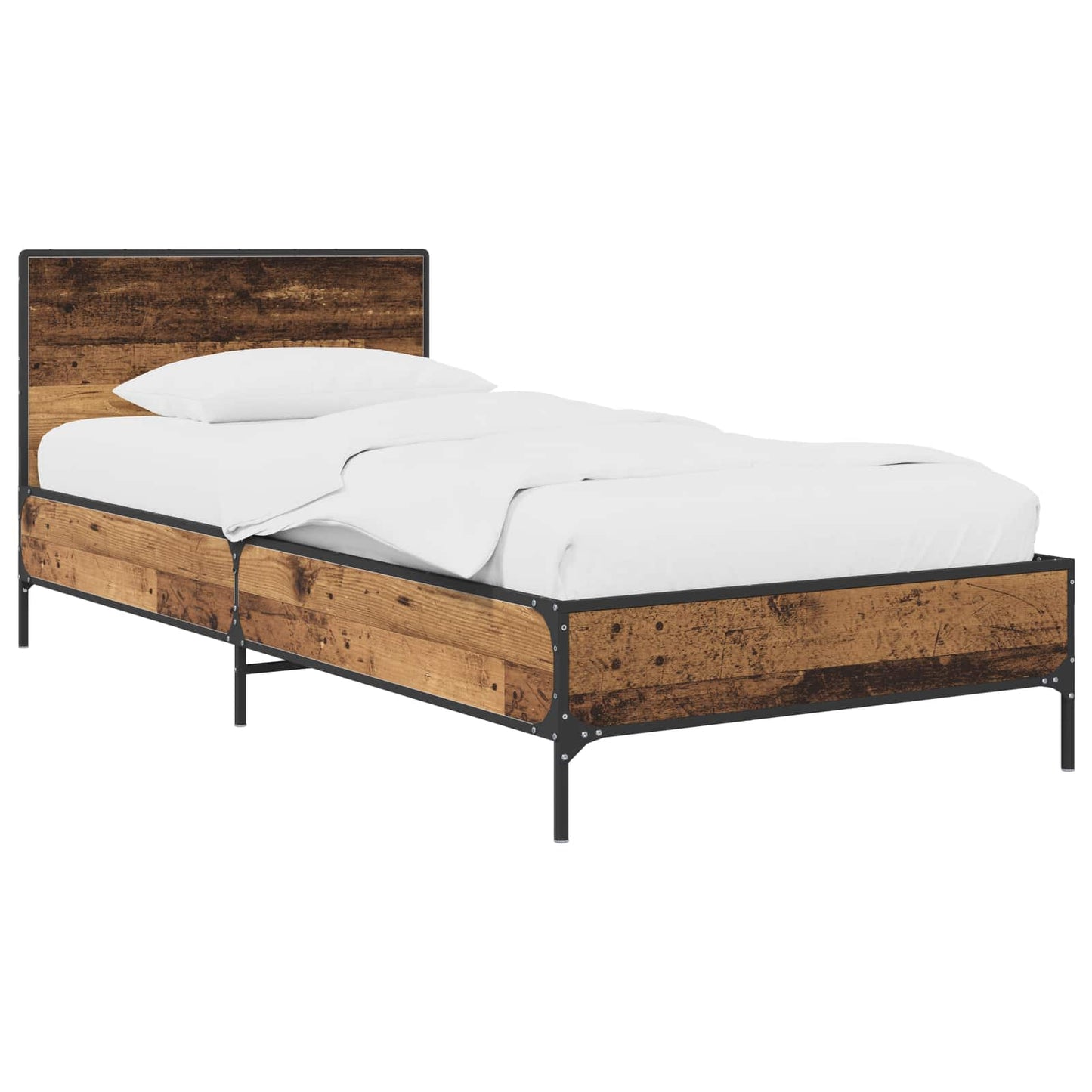Sengestel Med Hovedgærde 80 X 200 Cm Konstrueret Træ
