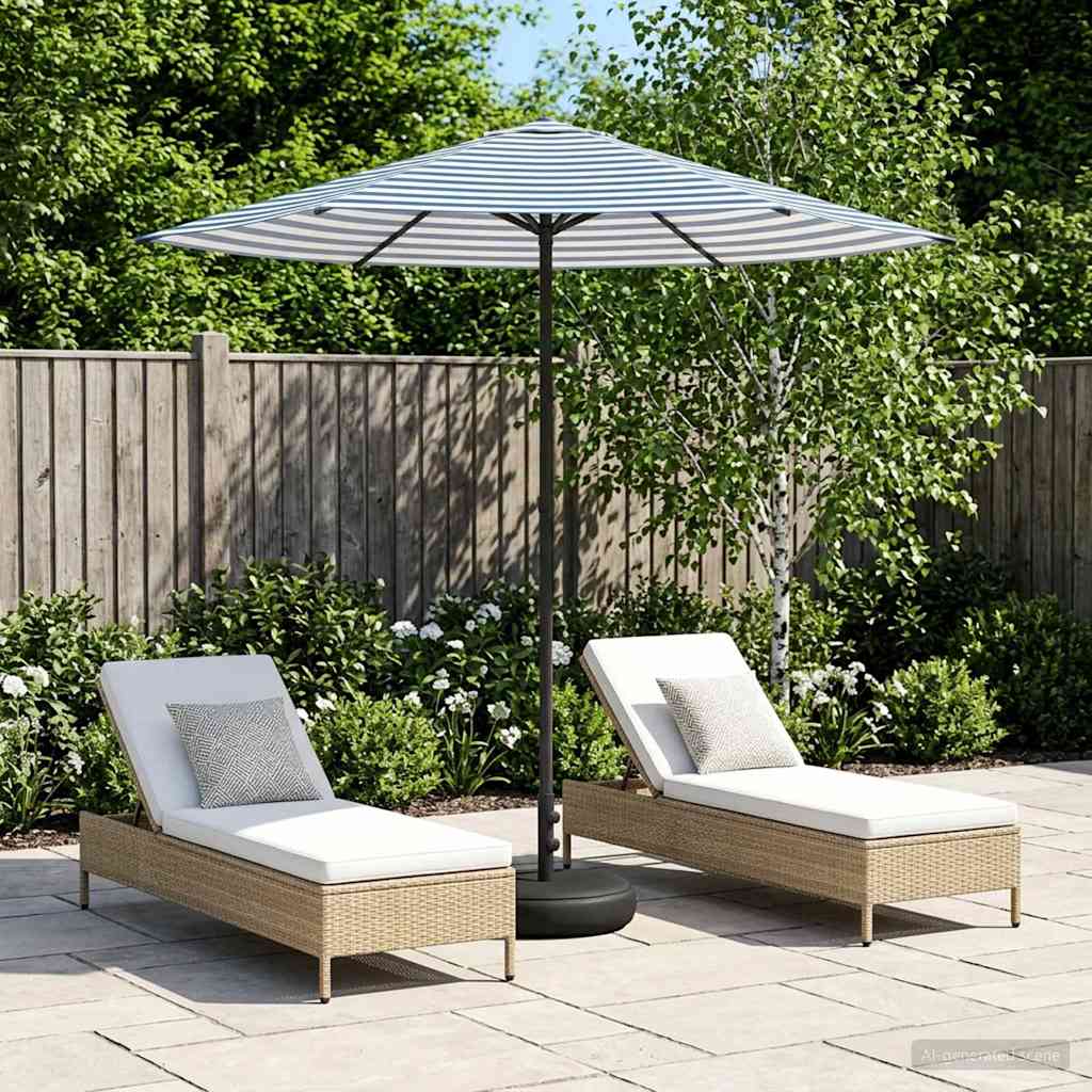 Haveparasol 230 X 230 Cm Polyester Rektangulær - Variant 42036221