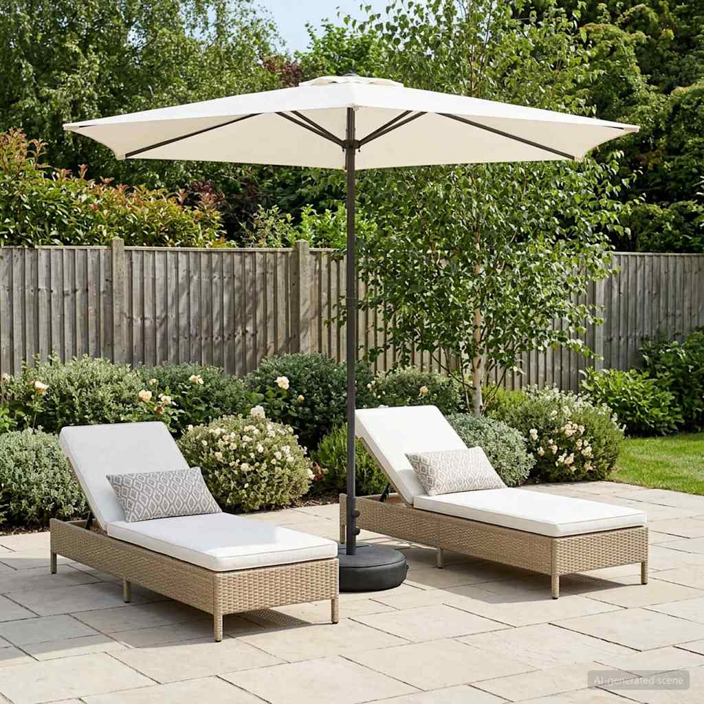 Haveparasol 230 X 230 Cm Polyester Rektangulær - Variant 42036222