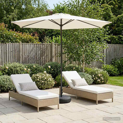 Haveparasol 230 X 230 Cm Polyester Rektangulær - Variant 42036222