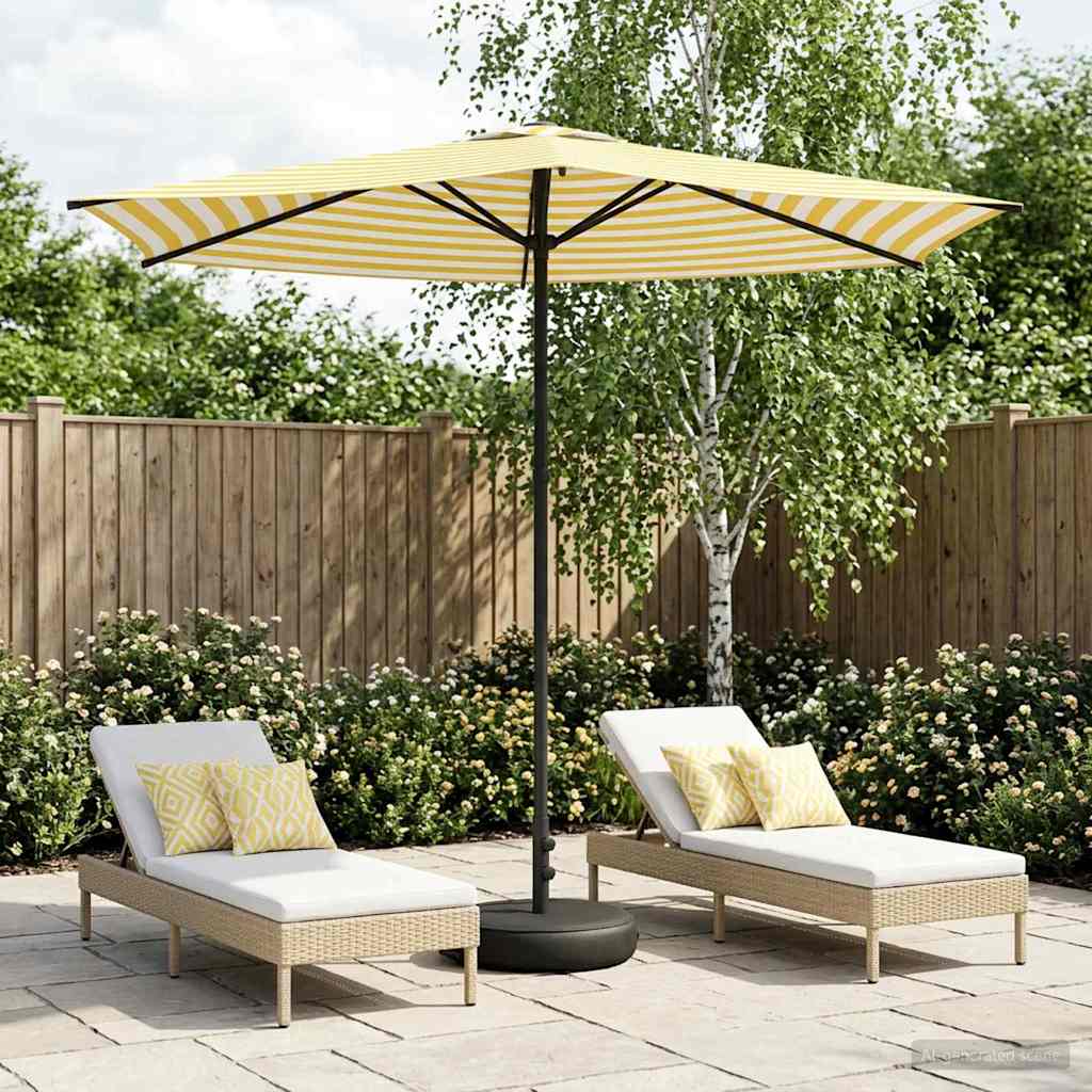 Haveparasol 230 X 230 Cm Polyester Rektangulær - Variant 42036228