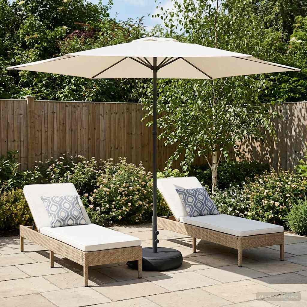 Haveparasol 230 X 230 Cm Polyester Rektangulær - Variant 42036231