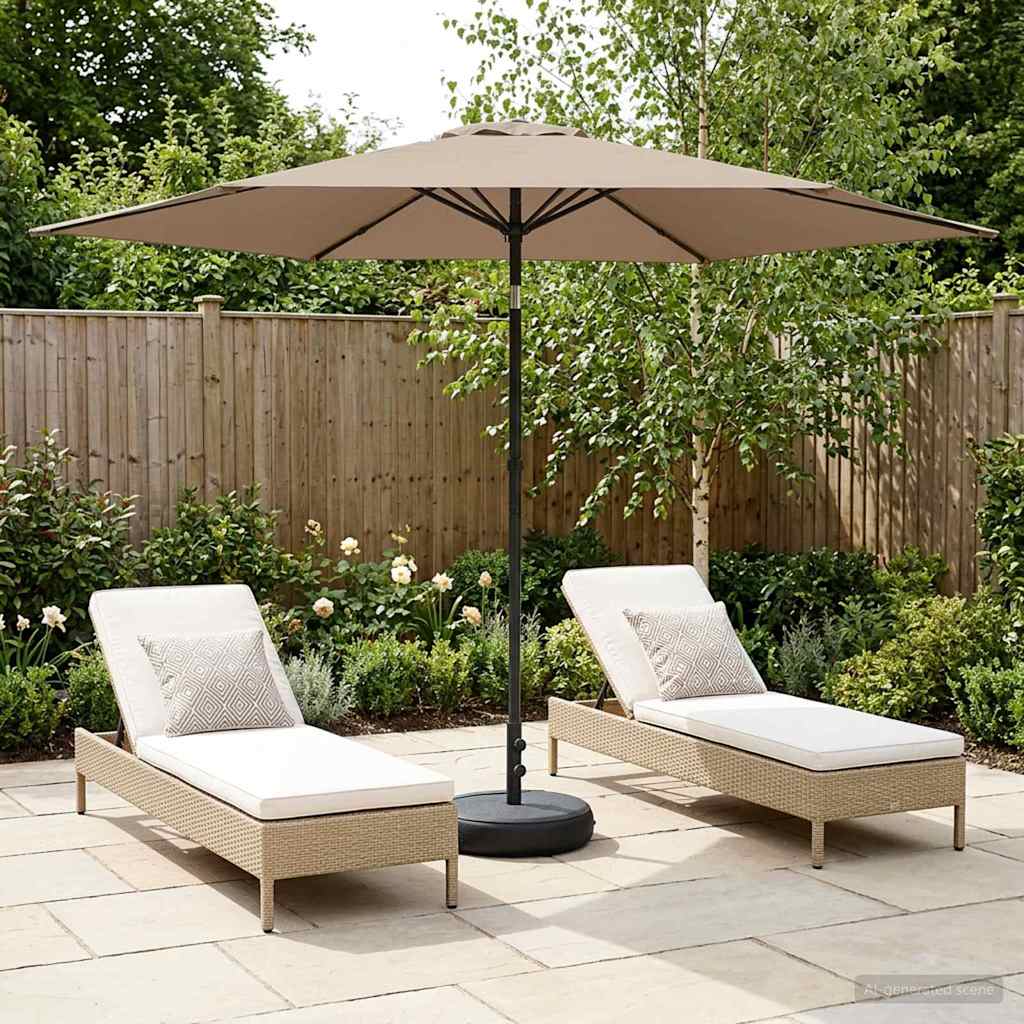 Haveparasol 230 X 230 Cm Polyester Rektangulær - Variant 42036232