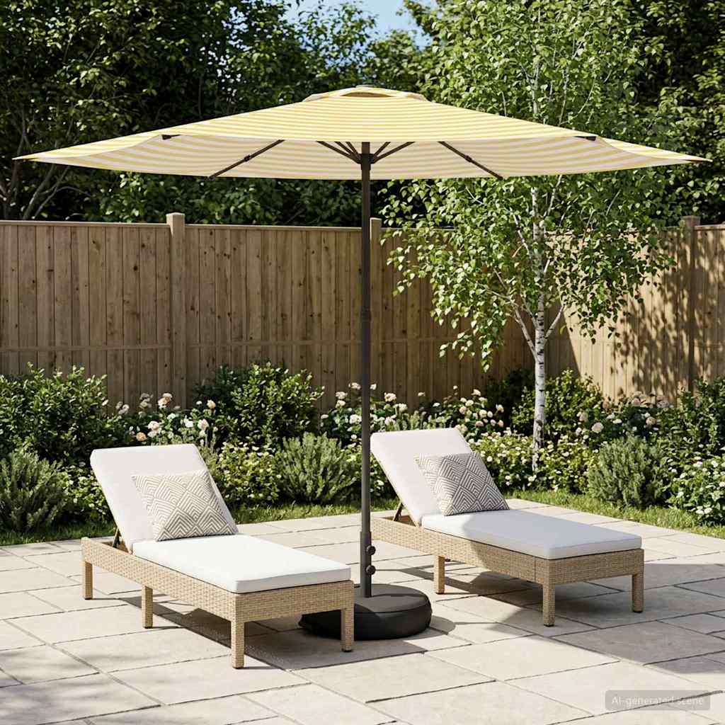 Haveparasol 230 X 230 Cm Polyester Rektangulær - Variant 42036237