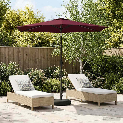 Haveparasol Med Led Lys Og Fod 200 X 300 Cm Polyester - Variant 42036262