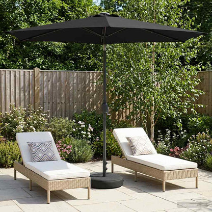 Haveparasol Med Led Lys Og Fod 200 X 300 Cm Polyester - Variant 42036263