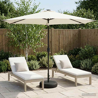 Haveparasol Med Led Lys Og Fod 200 X 300 Cm Polyester - Variant 42036267