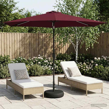 Haveparasol Med Led Lys Og Fod 200 X 300 Cm Polyester - Variant 42036271