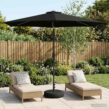 Haveparasol Med Led Lys Og Fod 200 X 300 Cm Polyester - Variant 42036272