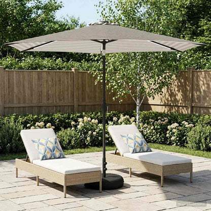 Haveparasol Med Led Lys Og Fod 200 X 300 Cm Polyester - Variant 42036274