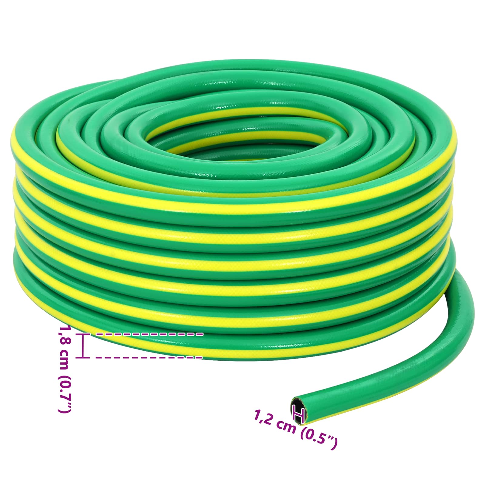 Have Slange 5-lags Og Gul 1 / 2'' 20 M Pvc - Billede 6