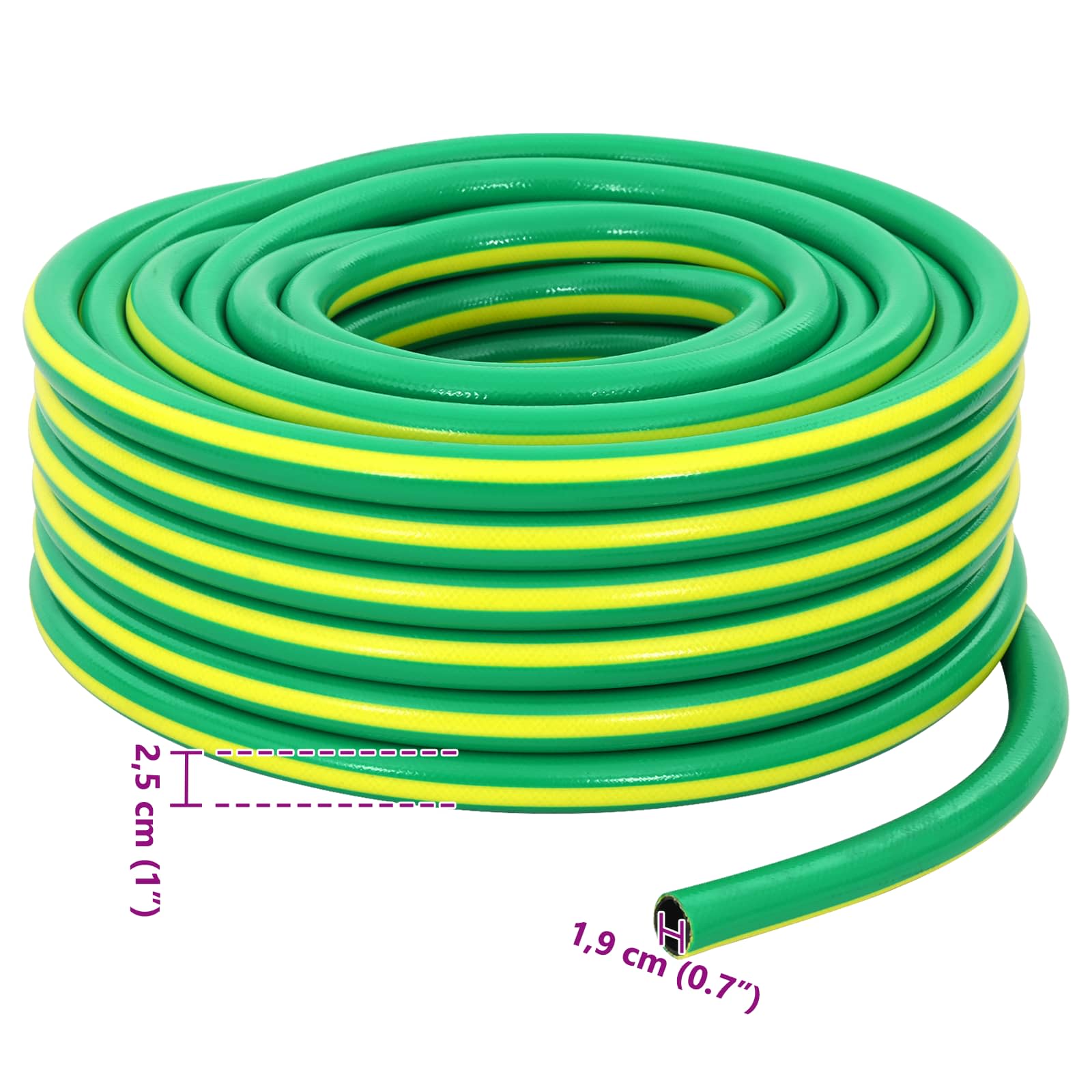 Have Slange 5-lags Og Gul 3 / 4'' 50 M Pvc - Billede 6