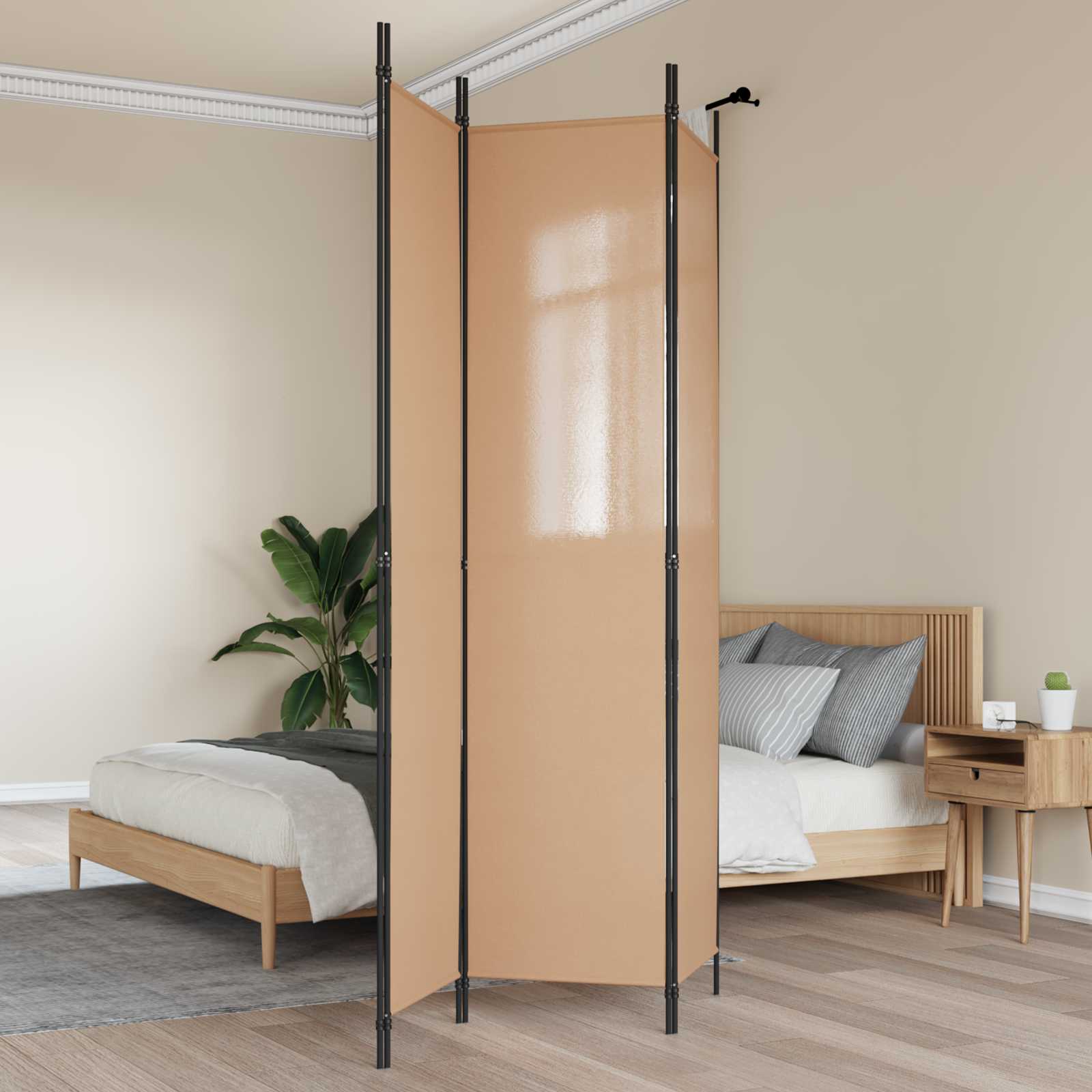 3-panel Rumdeler Stof - Hovedbillede