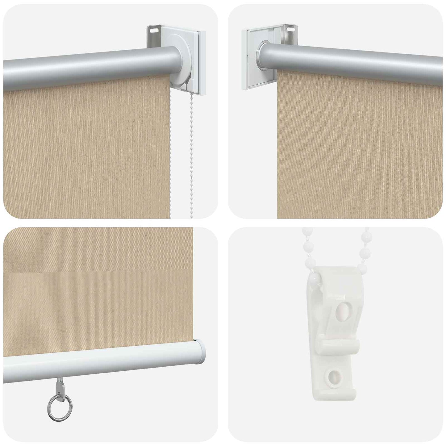 Udeterrasse Rullegardin Uv Beskyttelse Polyester - Billede 5